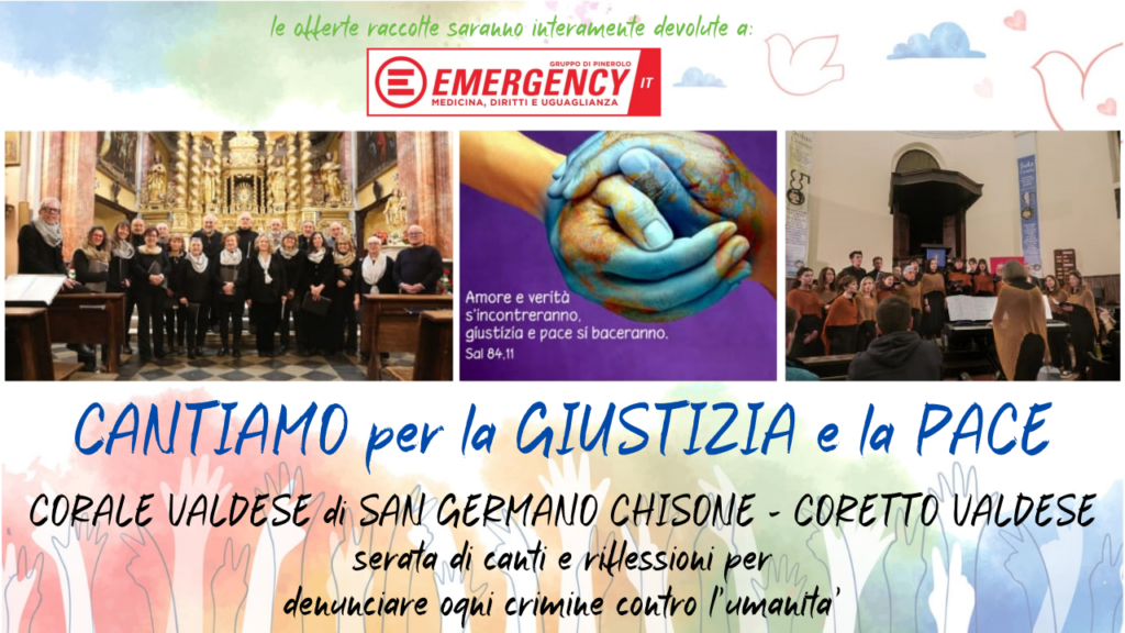 Live streaming "cantiamo per la Giustizia e la Pace"